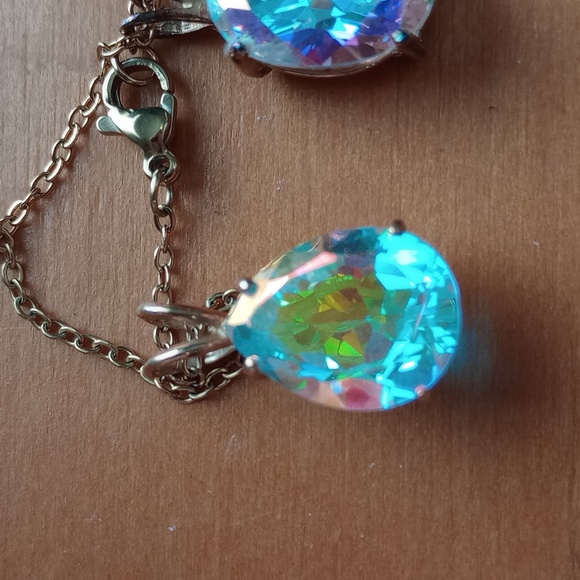 Choice Of Aurora Borealis CZ Pendant - Picture 3 of 5